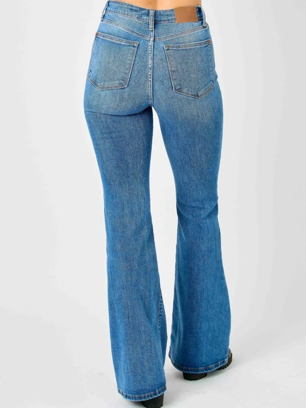 Judy Blue High-Waisted Classic Flare Blue Jeans Women's Size 28 - Picture 3 of 11